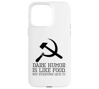Custodia per iPhone 15 Pro Max Meme anti-comunista - L'umorismo oscuro è come il cibo - Sarcastico