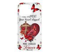 Custodia per iPhone 15 Pro Max Memorial Cardinal Il momento in cui il tuo cuore si è fermato per sempre Arte