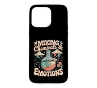 Custodia per iPhone 15 Pro Max Mescolare sostanze chimiche ed emozioni Scienza Umorismo