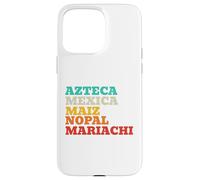 Custodia per iPhone 15 Pro Max Messico Azteca Mexica Maiz Nopal Mariachi