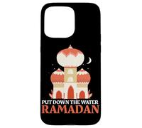 Custodia per iPhone 15 Pro Max Metti giù l'acqua Digiuno Umorismo musulmano Mese del Ramadan