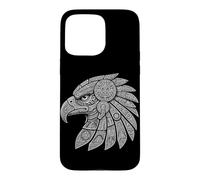 Custodia per iPhone 15 Pro Max Mexican Eagle Aztec Calendario Hecho En Mexico Arte Culturale