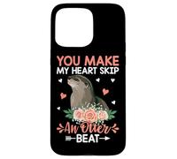 Custodia per iPhone 15 Pro Max Mi fai saltare il cuore Aw Otter Beat