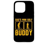 Custodia per iPhone 15 Pro Max Mini Golf di papà Buddy Humor Family Golfers