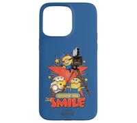 Custodia per iPhone 15 Pro Max Minions & Monsters Hollywood Smile