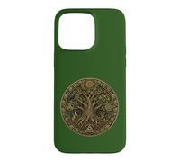 Custodia per iPhone 15 Pro Max Mitologia celtica dei boschi druidi della quercia sacra