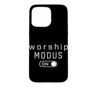 Custodia per iPhone 15 Pro Max Modalità di culto sulla fede cristiana Lode religiosa Adorazione