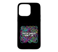 Custodia per iPhone 15 Pro Max Modular Synthesizer Patch Cables Don't Lie