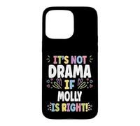 Custodia per iPhone 15 Pro Max MOLLY Personalized Women's Gift Custom MOLLY