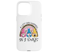 Custodia per iPhone 15 Pro Max Molto può accadere in 3 giorni gnomi Rainbow Ester Day