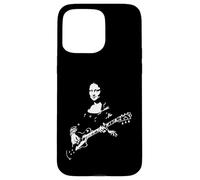 Custodia per iPhone 15 Pro Max Monna Lisa che suona la chitarra