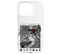 Custodia per iPhone 15 Pro Max Mothman Incontro - 1966 Punto Piacevole Originale Arte Cryptid