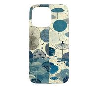 Custodia per iPhone 15 Pro Max Motivo a cresta fine Rain Edo
