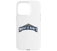 Custodia per iPhone 15 Pro Max Mount St. Mary's University Mountaineers Logo