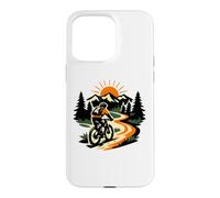 Custodia per iPhone 15 Pro Max Mountain Bike Adventure - Ciclismo Montagne all'aperto