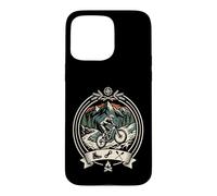 Custodia per iPhone 15 Pro Max Mountain Bike Campeggio All'aperto Avventura Boschi