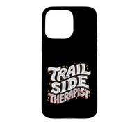 Custodia per iPhone 15 Pro Max Mountain Biker Trail Side Therapist MTB Cycling