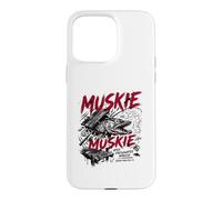Custodia per iPhone 15 Pro Max Muskie pesca d'agguato d'acqua dolce