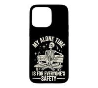 Custodia per iPhone 15 Pro Max My Alone Time Is For Everyone's Safety Introverso