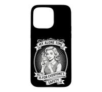 Custodia per iPhone 15 Pro Max My Alone Time Is For Everyone's Safety Introverso