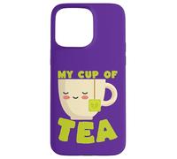 Custodia per iPhone 15 Pro Max My Cup of Tea - Bevitore di tazze da tè Kawaii
