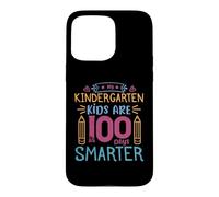 Custodia per iPhone 15 Pro Max My Kindergarten Kids Are 100 Days Smarter Back To School