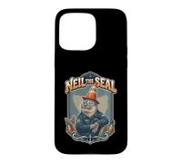 Custodia per iPhone 15 Pro Max Neil The Seal Tasmania Traffic Cone Menace