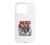 Custodia per iPhone 15 Pro Max Nerone Imperatore Romano Antica Roma Città Infuocata