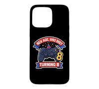 Custodia per iPhone 15 Pro Max New Boys Age Who Dis Turning 8 Funny Gamer 8 ° compleanno