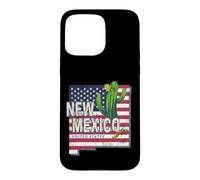 Custodia per iPhone 15 Pro Max New Mexico negli Stati Uniti con mappa souvenir USA