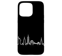 Custodia per iPhone 15 Pro Max New York, orizzonte, statua, di, libertà, battito cardiaco