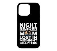 Custodia per iPhone 15 Pro Max Night Reader Mamma Perso Nei Capitoli Di Mezzanotte