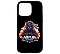 Custodia per iPhone 15 Pro Max Ninja Gamer Video Gioco Amante Di Gioco Ragazzi Teen Bambini Giocare