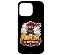 Custodia per iPhone 15 Pro Max Ninja In Formazione Arti Marziali Karate Taekwondo Studenti Bambini