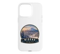 Custodia per iPhone 15 Pro Max Niseko Japan Ski Adventure Vacanze invernali