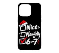 Custodia per iPhone 15 Pro Max Nizza Cattivo 6-7 Buon Natale Divertente Sei Sette