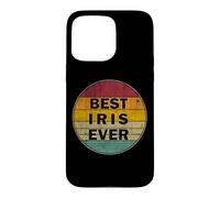 Custodia per iPhone 15 Pro Max Nome personalizzato Iris I love Iris Retro Vintage Style