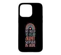 Custodia per iPhone 15 Pro Max Non c'è bisogno di temere che zia Sophia sia qui Nome Rainbow