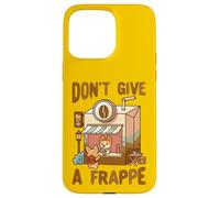 Custodia per iPhone 15 Pro Max Non dare un frappe Corgi Coffee Pun