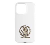 Custodia per iPhone 15 Pro Max Non mi scuso Opossum