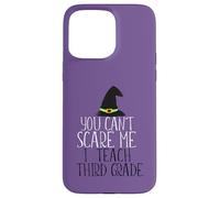 Custodia per iPhone 15 Pro Max NON PUOI SCARE ME Insegno Meme di Halloween di terza elementare