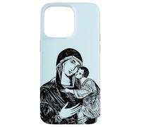 Custodia per iPhone 15 Pro Max Nostra Beata Madre Maria e Bambino Mater Amabilis Cattolica