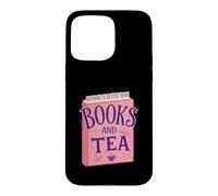 Custodia per iPhone 15 Pro Max Nothing Is Better Than Books And Tea Cute Cozy Vibe