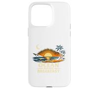 Custodia per iPhone 15 Pro Max Ocean Before Breakfast Design Spiaggia Alba Surf Lifestyle