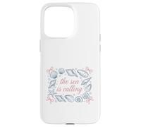 Custodia per iPhone 15 Pro Max Ocean Seashell Starfish Il mare chiama citazione