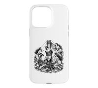 Custodia per iPhone 15 Pro Max Odisseo e le sirene Antica mitologia greca Arte