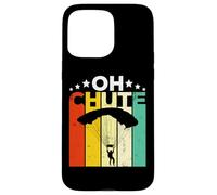 Custodia per iPhone 15 Pro Max Oh Chute Skydiving Parachutist Skydive Parachuting Skydiver