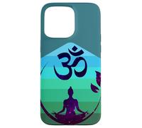 Custodia per iPhone 15 Pro Max OM Universo All'interno di Aum Meditazione Yoga Spirituale