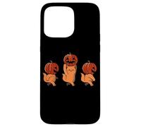 Custodia per iPhone 15 Pro Max one two three Cute Kittens Pumpkin Halloween Spooky vintage