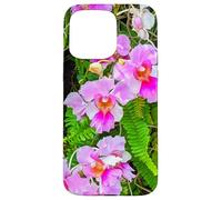 Custodia per iPhone 15 Pro Max Orchidea rosa di Singapore, principessa Aloha Orchidea Shapes Mania